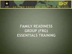 FRG Essentials Online Training with Instructions