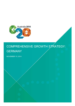 Comprehensive Growth Strategy - Germany