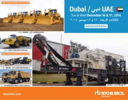Dubai / يبد UAE - Ritchie Bros. Auctioneers