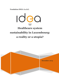 Healthcare system sustainability in Luxembourg: a