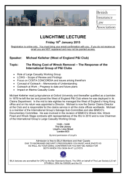 16 January Electronic Lecture flyer