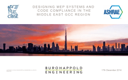 designing mep systems and code compliance in the middle east gcc
