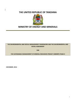 Read more - Ministry of Energy and Minerals