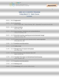 PROVISONAL - SIBBA 2015