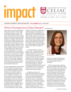 What is Nonresponsive Celiac Disease? By Carol Semrad, MD
