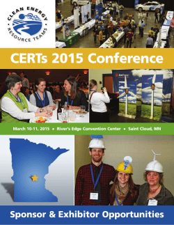 CERTs 2015 Conference Sponsor & Exhibitor Packet