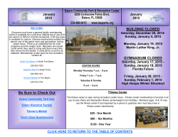 Estero Recreation Center Brochure
