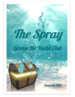 Spray (Latest Edition) - Grosse Ile Yacht Club
