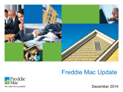 Freddie Mac Investor Presentation