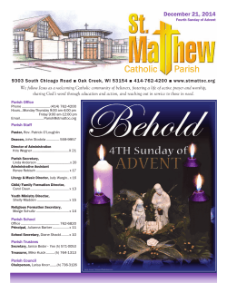 December 21st, 2014 - St. Matthew Catholic Church