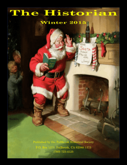 The Historian - Fallbrook Chamber of Commerce