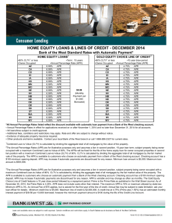 Home Equity Loan Rates