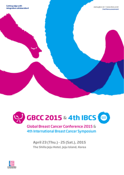 Global Breast Cancer Conference 2015 & 4th International Breast