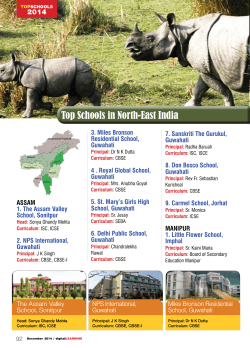 Top Schools in North-East India