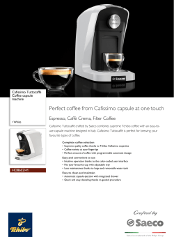 HD8602/41 Cafissimo Coffee capsule machine