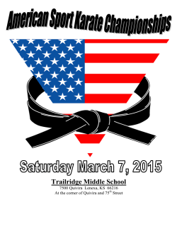 Trailridge Middle School - American Sport Karate Centers