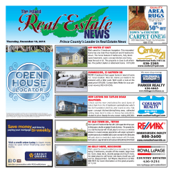 Real Estate News - The Journal Pioneer