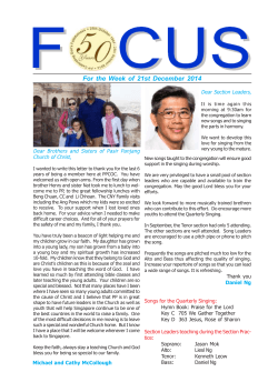 current Issue - Church of Christ