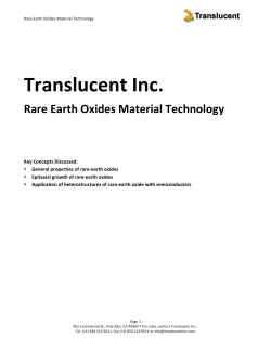 cREO Whitepaper - Translucent Inc.