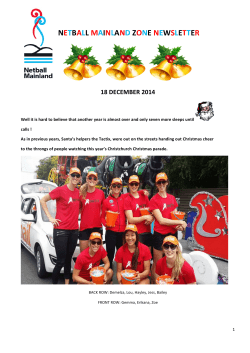 Mainland NewsDec - Marlborough Netball
