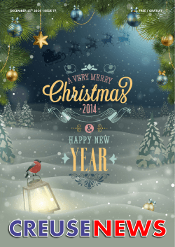 FREE / GRATUIT DECEMBER 15 2014 - ISSUE 77