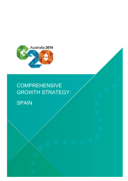 Comprehensive Growth Strategy - Spain
