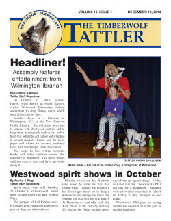 Headliner! - Westwood Elementary School