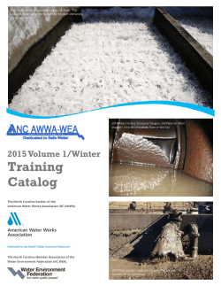 2015 Volume 1/Winter Training Catalog - Public Documents