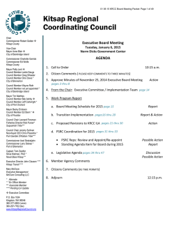 Board Packet - Kitsap Regional Coordinating Council