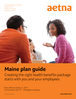 Maine 51-100 Plan Guide