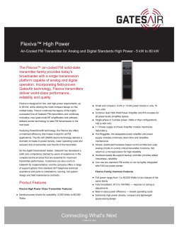Flexiva™ High Power data sheet