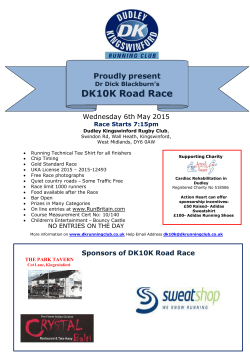 DK10K Road Race - the West Midlands Running Scene