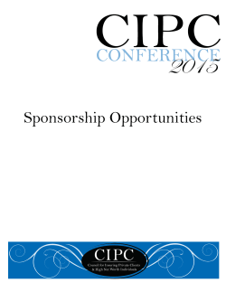 2015 CIPC Sponsorship Dk Blue Packet