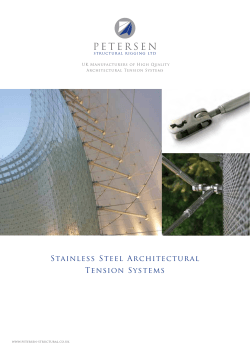 Structural Catalogue - Petersen Stainless Rigging Limited