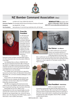 Newsletter - the New Zealand Bomber Command Association