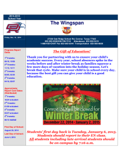 The Wingspan - Oak Ridge High School