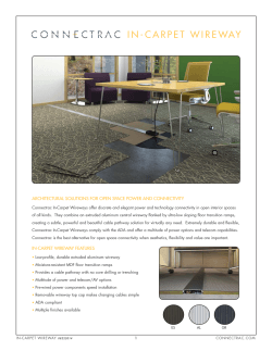 In-Carpet Specification Guide