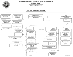 Clerk's Organizational Chart - Pinellas County Clerk of the Circuit