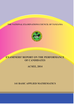 Basic Applied Mathematics