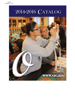 Catalog - Otero Junior College
