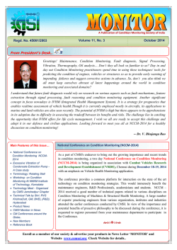 latest News Letter - MONITOR.