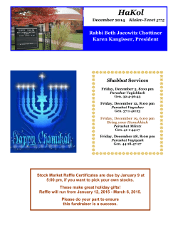 Newsletter - Temple Shalom