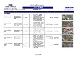 Listing Summary - Mark Bottles Real Estate