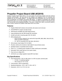 Propeller Project Board USB (#32810)