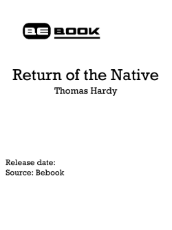 Return Of The Native - Hardy Thomas