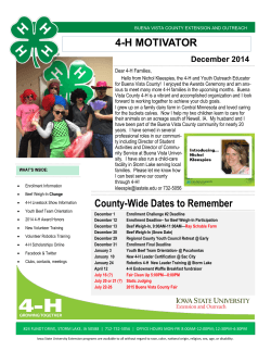 December 2014 - Iowa State University Extension and Outreach