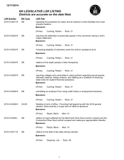 Public List - NH General Court