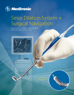 Sinus Dilation System + Surgical Navigation