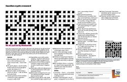 Guardian cryptic crossword No 26,448 set by Maskarade