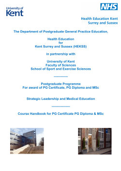 The Department of Postgraduate General Practice